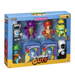 STUMBLE GUYS - Mini Figuras Accin Pack x8 Stumblebot Mk2 - SG3208