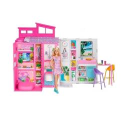 BARBIE - Casa Glam Con Mueca - HRJ77