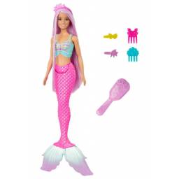 BARBIE - Sirena Pelo Largo con Accesorios HRR00