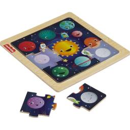 FISHER PRICE - Mini Puzle de Madera Espacio HXV15