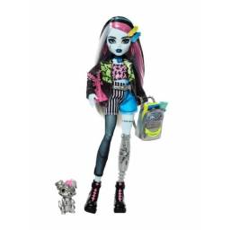  MONSTER HIGH - Mueca con Mascota Frankie Stein HPD53