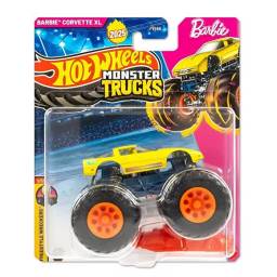 HOT WHEELS - Monster Trucks Vehculos Barbie Corvette XL FYJ44