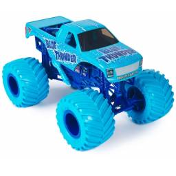 MONSTER JAM - Vehculo 1:24 Blue Thunder Celeste 58700