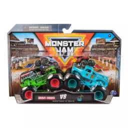 Monster Jam - Grave Digger vs W Packx2 1:64  58702