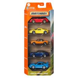 Matchbox - Vehculos Pack X5 Porsche Heroes C1817