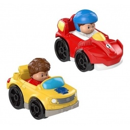 FISHER PRICE - Little People Wheelies Pack x2 Race y Muscle - DRH01