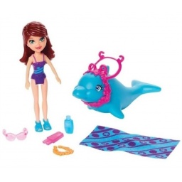 POLLY POCKET - Vehculo Tropical Delfn - FNH14