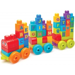 MEGA BLOKS - Abc Tren De Aprendizaje (60 Piezas) Dxh35