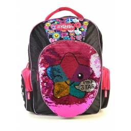 KOOSHI - Mochila Estrellas Negro 43cm - 91346