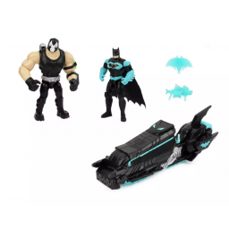 Batman - Batcycle Dos Figuras 10 Cm Bane vs. Batman 67811