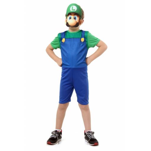 MARIO BROS - Disfraz Luigi Super Pop de 10 a 12 aos - 916537G