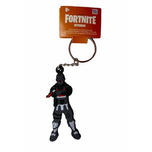 FORTNITE - Llavero 2D 8cm Caballero Negro - FOR8002B 
