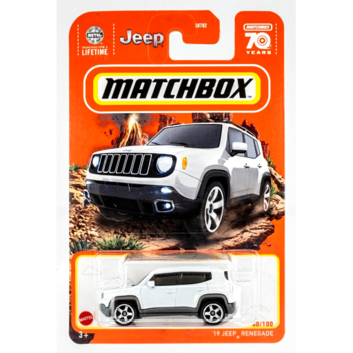 MATCHBOX - Vehculo 19 Jeep Renegade - 30782