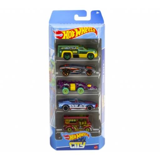 HOT WHEELS - Vehculos Pack x5 Hw City - 1806