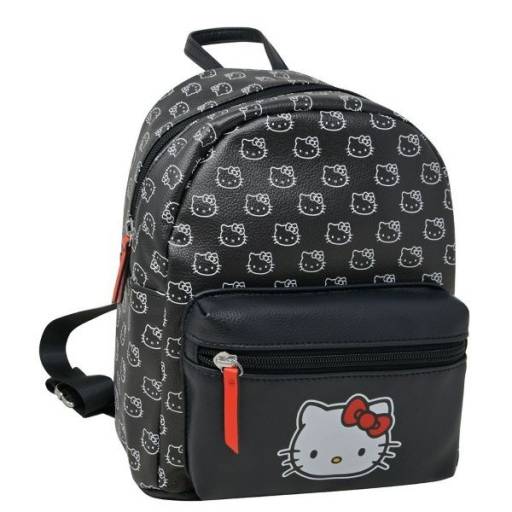 HELLO KITTY - Mochila Black Mini Deluxe 25cm - BKHKD