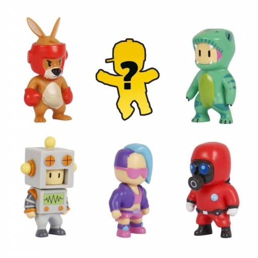 STUMBLE GUYS - Figuras Pack x6 picas T-Rex Guy - SG2260E