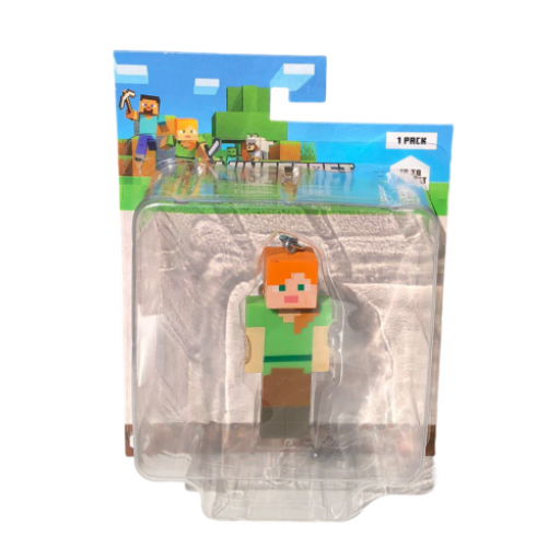 MINECRAFT - Llavero Metlico Alex - MC8010