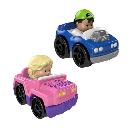 Fisher Price - Little People Wheelies Packx2 Hot y Rod Drh01-fhl08