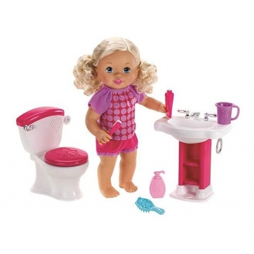 LITTLE MOMMY - Bebita Interactiva Hora De Ir Al Bao - X4125