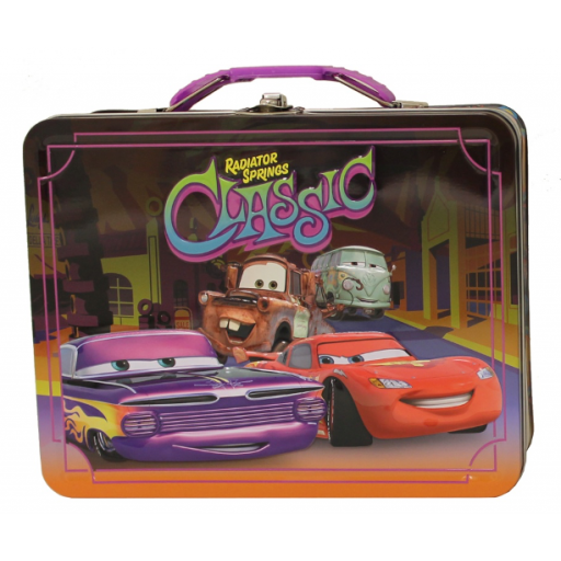 CARS - Lonchera De Metal Violeta - 617667