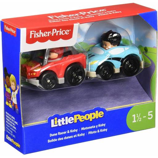 Fisher Price - Little People Wheelies Packx2 Dune Y Koby Drh01-fhb70