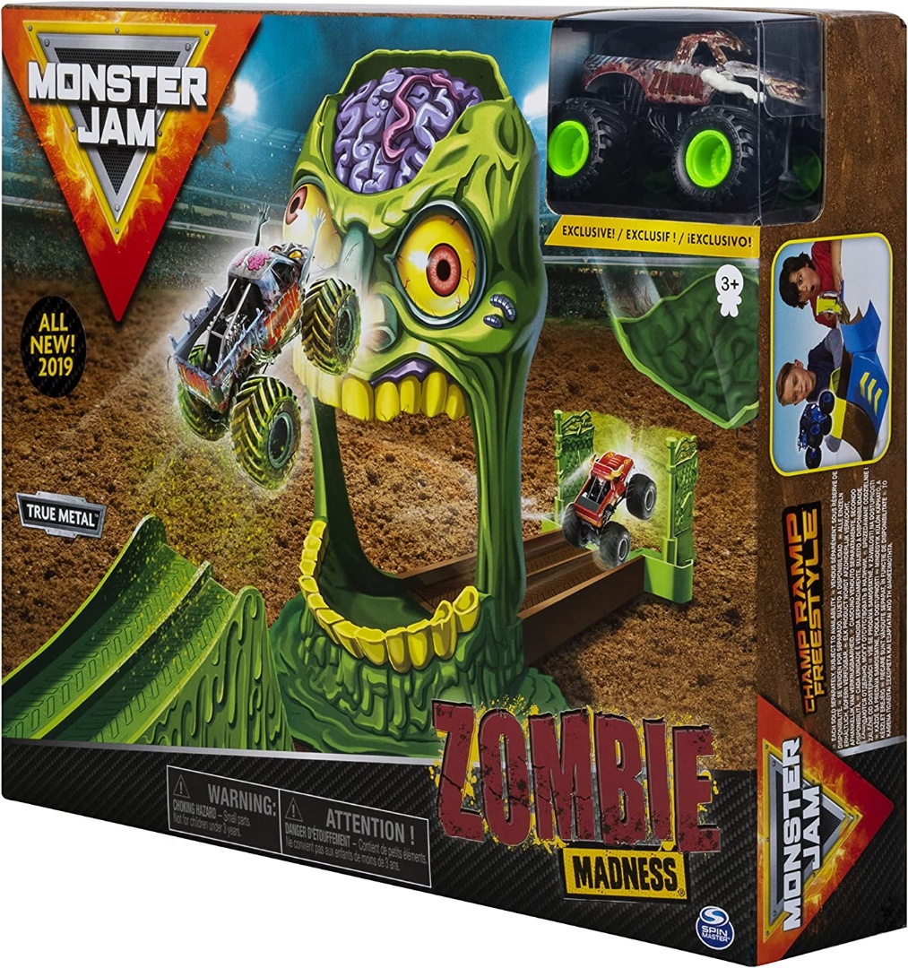 MONSTER JAM Playset Con Rampas Zombie 58703 OTRAS MARCAS MONSTER JAM Playsets