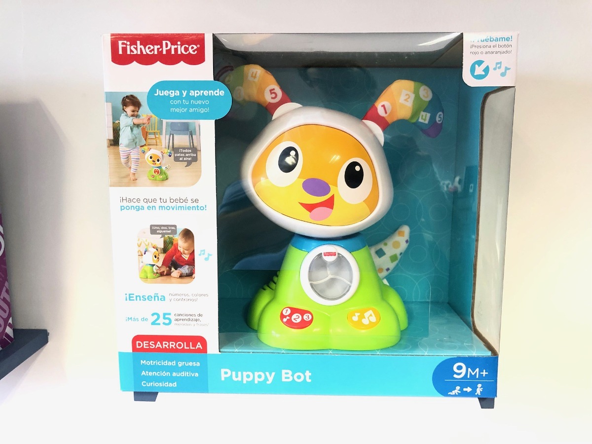 hombro morfina Hectáreas Fisher Price - Puppy Bot - First Play Fbd52 Fisher Price Juguetes First  Play18 a 36 Meses