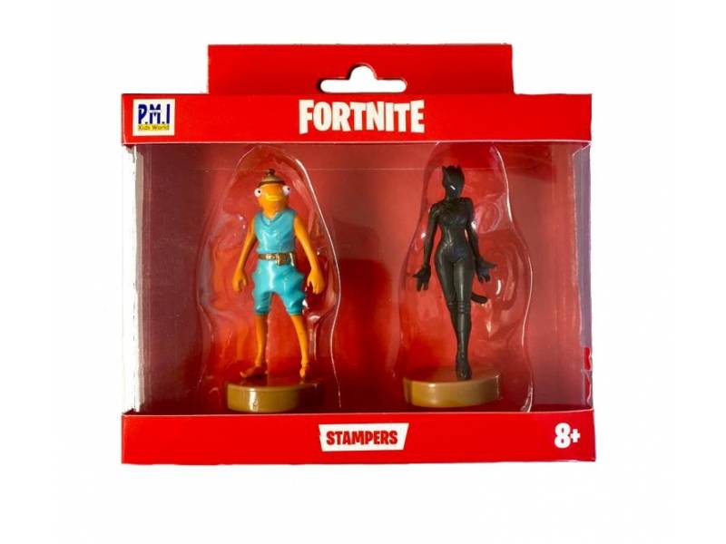FORTNITE - Figuras Con Sello x2 Fishstick & Lynx - FOR5215
