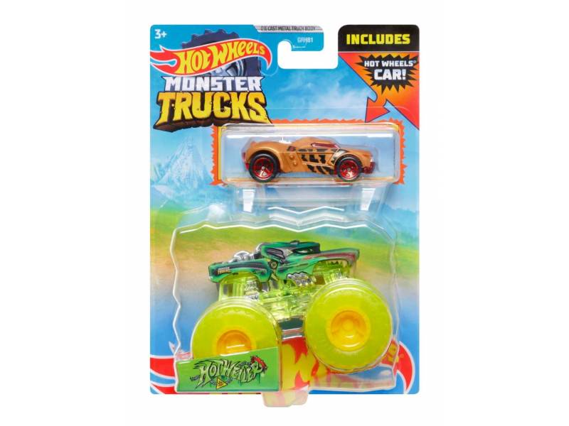 HOT WHEELS - Monster Trucks 1:64 Die Cast GRH81 - HOTWEILER