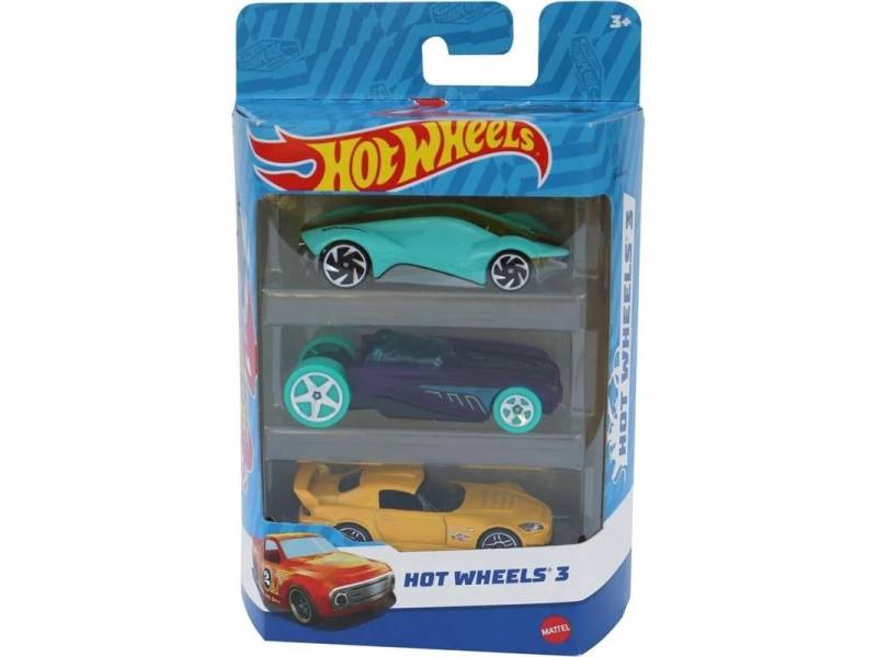 Hot Wheels - Vehículos Pack X 3  Surtidos K5904 (979j)