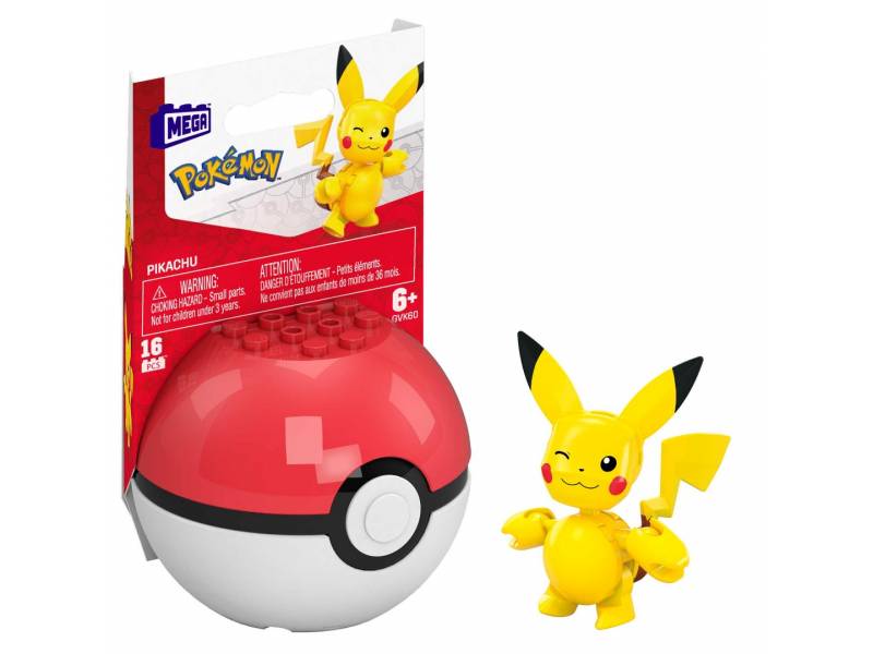 MEGACONSTRUX - Pokemon Pikachu + Pokebola - GFC85 