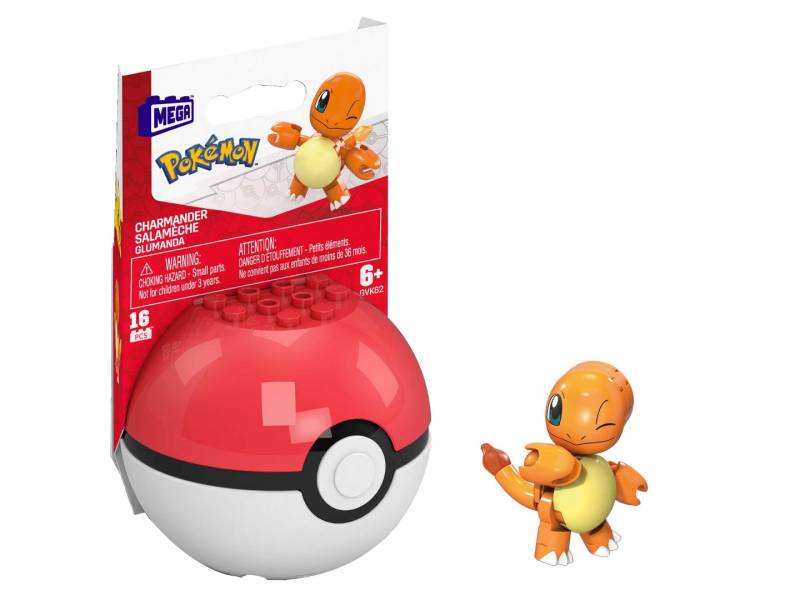 MEGACONSTRUX - Pokemon Charmander + Pokebola - GFC85 