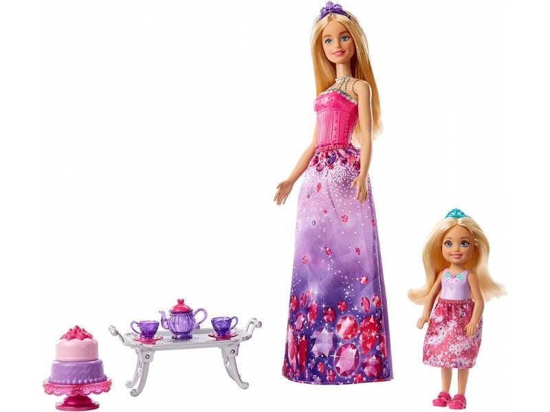 BARBIE - Villa Caramelo Princesa Y Chelsea Juego De T - FPL88