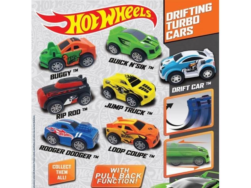 HOT WHEELS - Pelota Surtida Auto Turbo a Friccin - HW021