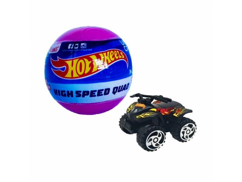 HOT WHEELS - Pelota Surtida Vehculo Mini a Friccin - HW013