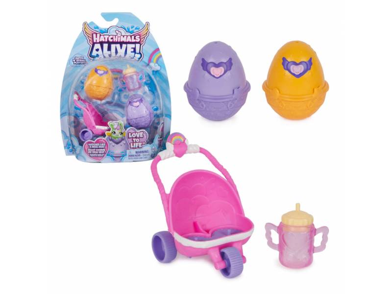 HATCHIMALS - Cochecito + 2 Huevos - 19196