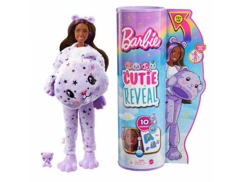 BARBIE - Mueca Cutie Reveal Osito Glitter HKR02-HJL57