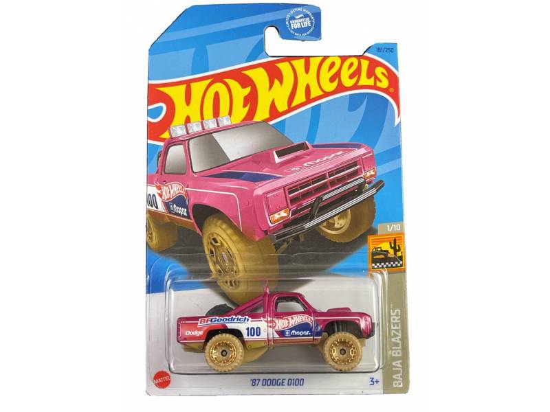 HOT WHEELS - Vehculo '87 Dodge D100 - C4982