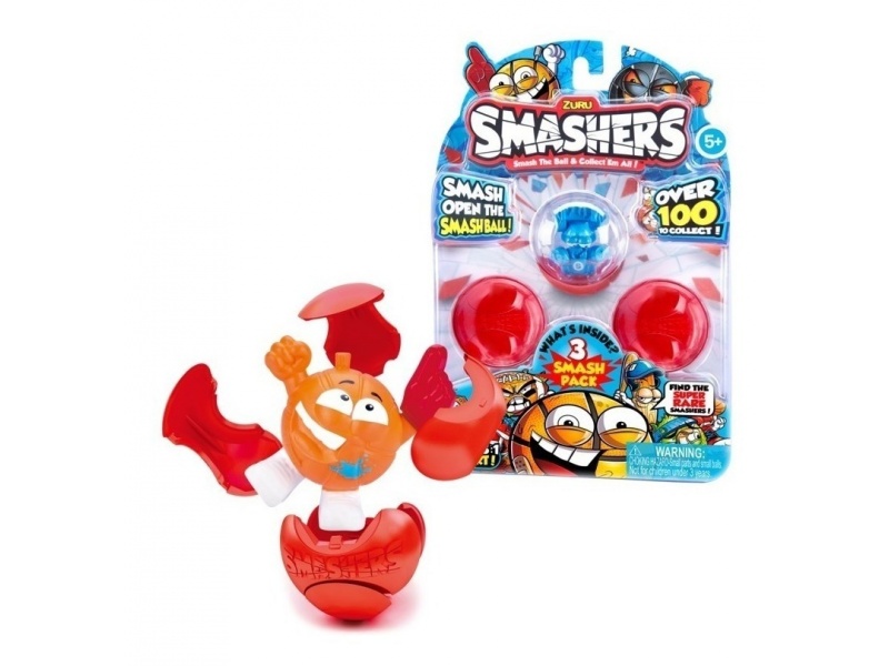 SMASHERS - Pelota Monstruos x3 - 7402
