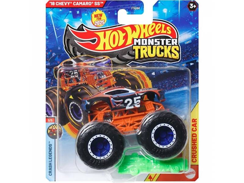 HOT WHEELS - Monster Trucks Vehculos 18 Chevy Camaro SS  FYJ44