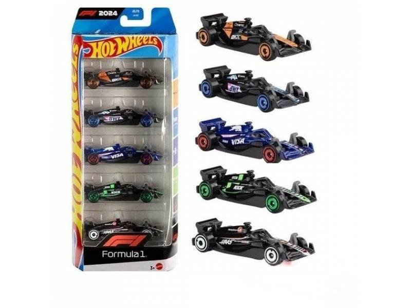 HOT WHEELS - F1 Racing Packx5 JGF58