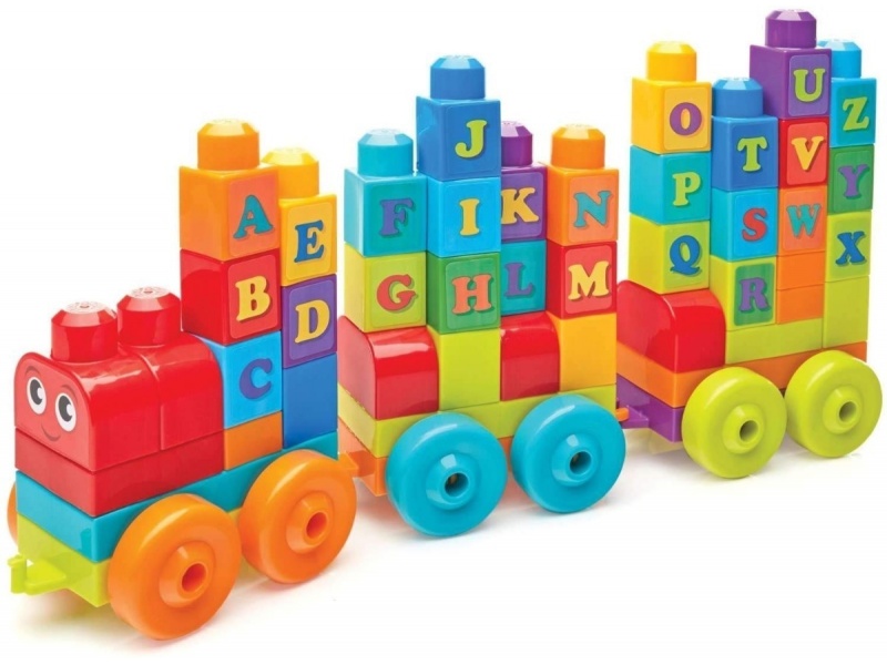 MEGA BLOKS - Abc Tren De Aprendizaje (60 Piezas) Dxh35