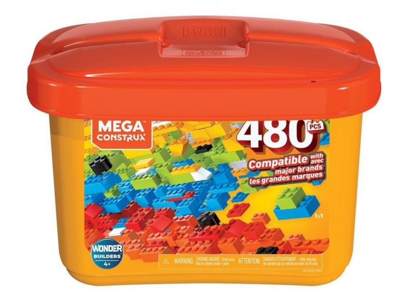 MEGACONSTRUX - Caja De Construccin De 480 Piezas Gjd23