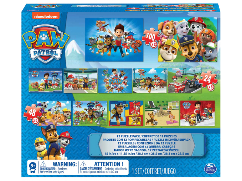 Patrulla De Cachorros Puzzle 12 En 1 - 98343