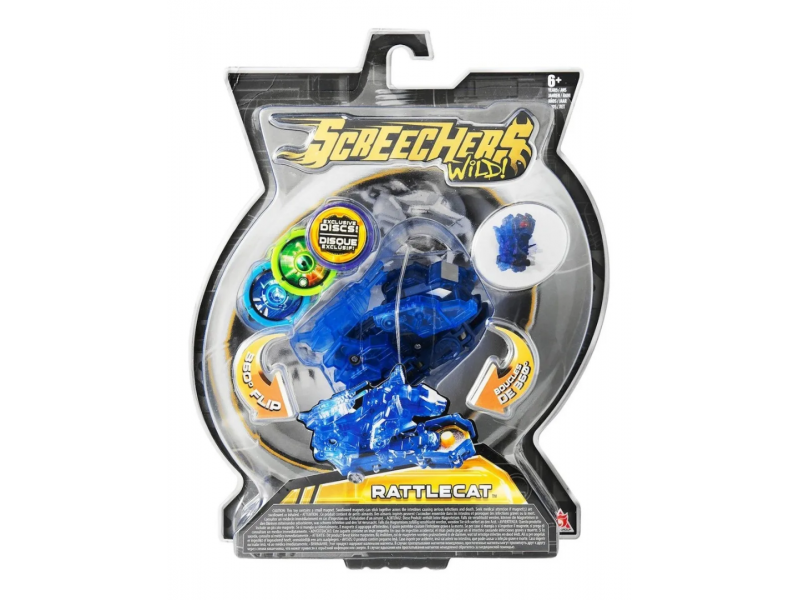 SCREECHER WILD - Vehculo Transformable Rattlecat - 683120 